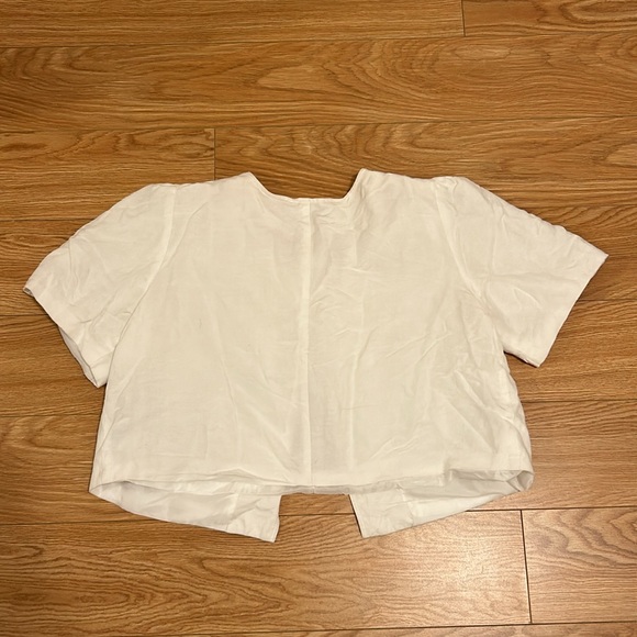 Bob Mackie Cropped Over Shirt - Picture 3 of 4